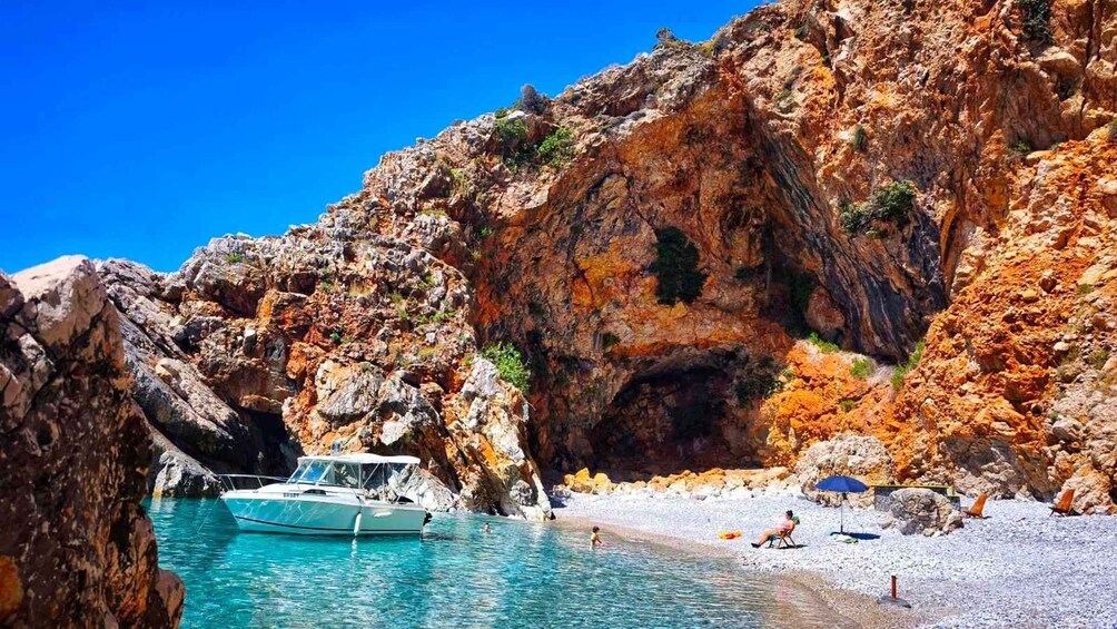 Bar: Hidden Beaches Boat Tour with Local Wine & Meze 1