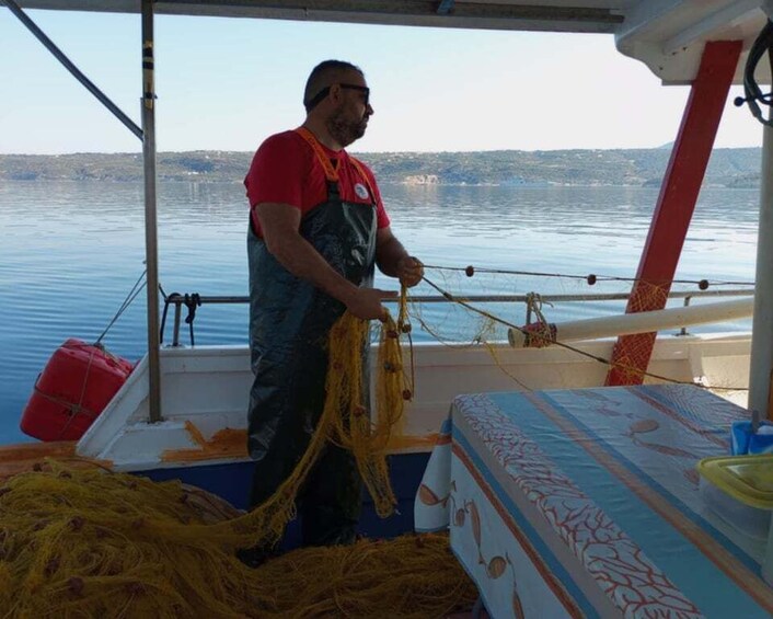 Chania Fishing with Nets: Catch&Cook with a Local Fisherman 1