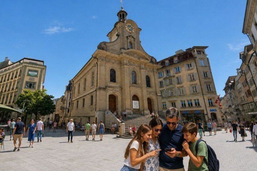 Lausanne Scavenger Hunt and Highlights Self Guided Walking Tour 1