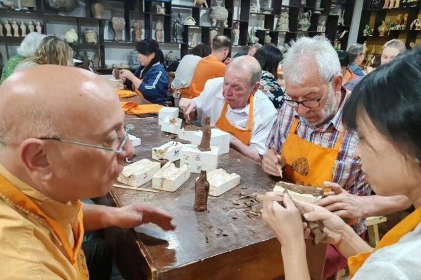 Family-Friendly Terracotta Tour with Pottery shop Optional Shows 3
