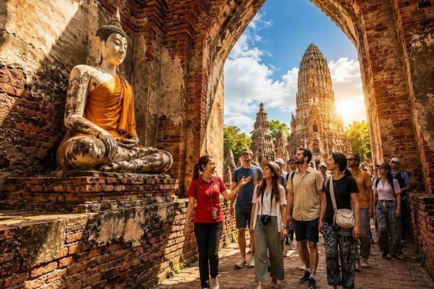 Ayutthaya UNESCO Heritage Join Tour Round Trip from Bangkok 3