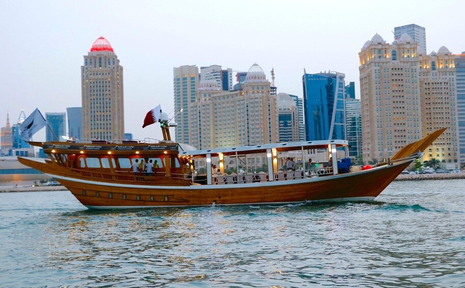Picture 5 for Activity Doha:Wooden Dhow Dinner Cruise with Tea, Arabic Coffee/Dates 5