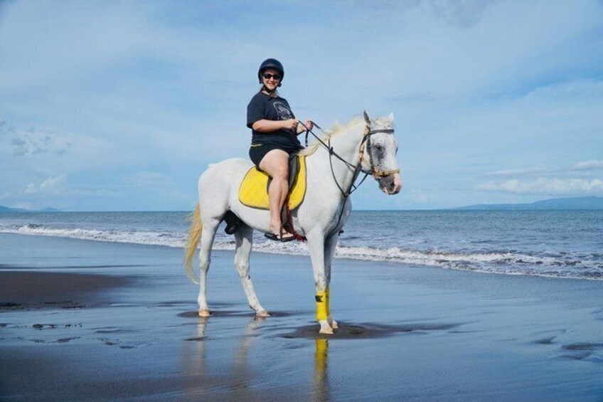 Bali Horseback Riding in the Sea at Mertasari Beach 2