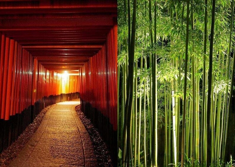 Kyoto: Fushimi Inari & Arashiyama Night Walking Tour 1