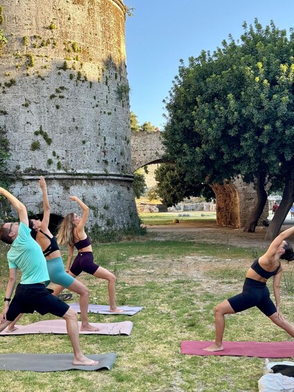 Picture 6 for Activity Rhodes: Morning Yoga in the Medieval Moat 3