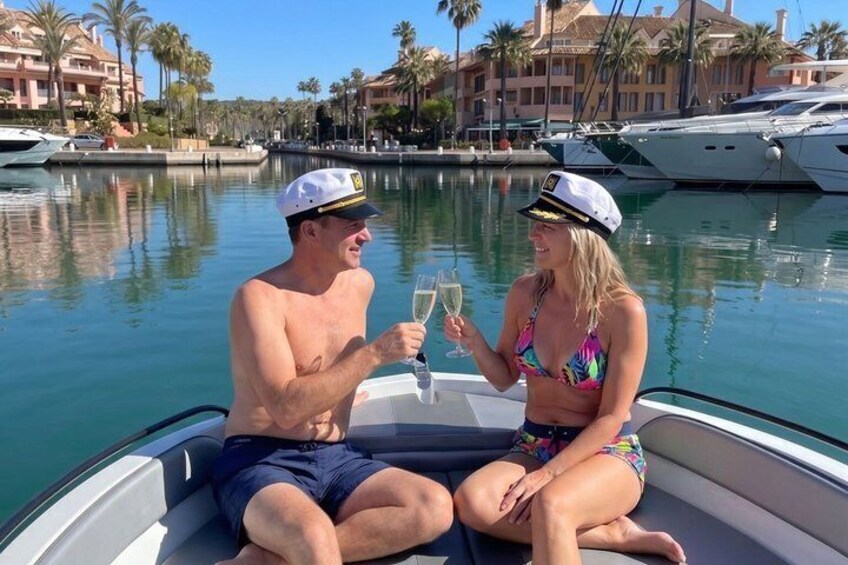 Private Boat Tour to Sotogrande from La Duquesa with Bathroom 1