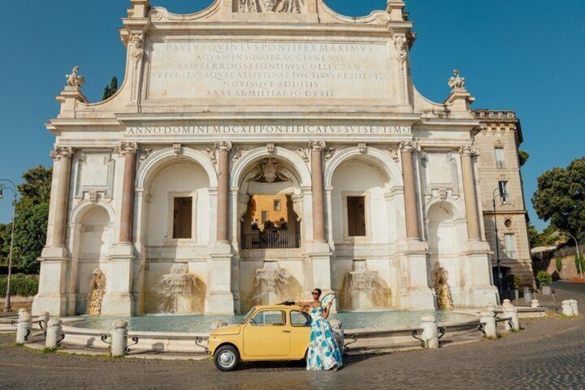 Rome Fiat 500 Vintage tour 3