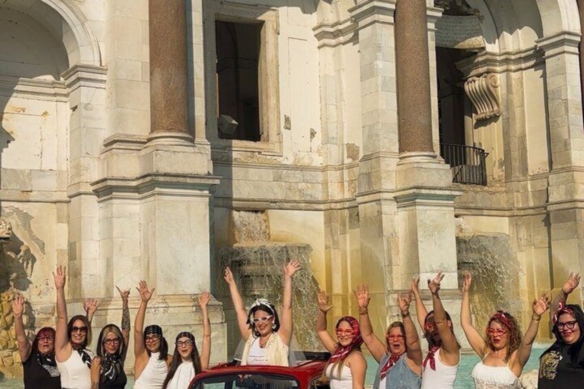 Rome Fiat 500 Vintage tour 5