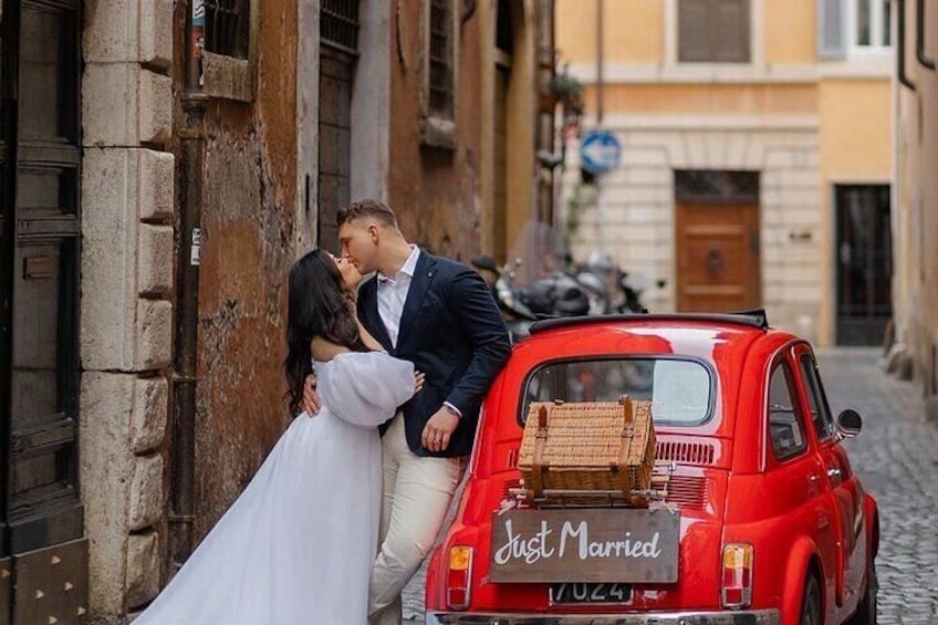 Rome Fiat 500 Vintage tour with Photoshoot 5