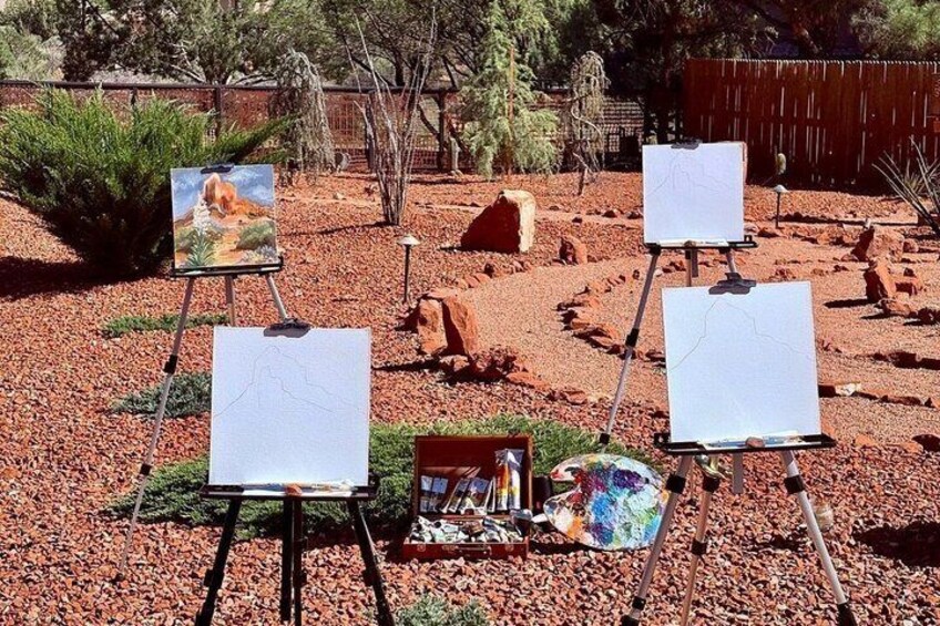 Luxury Private Painting Experience in Sedona 2