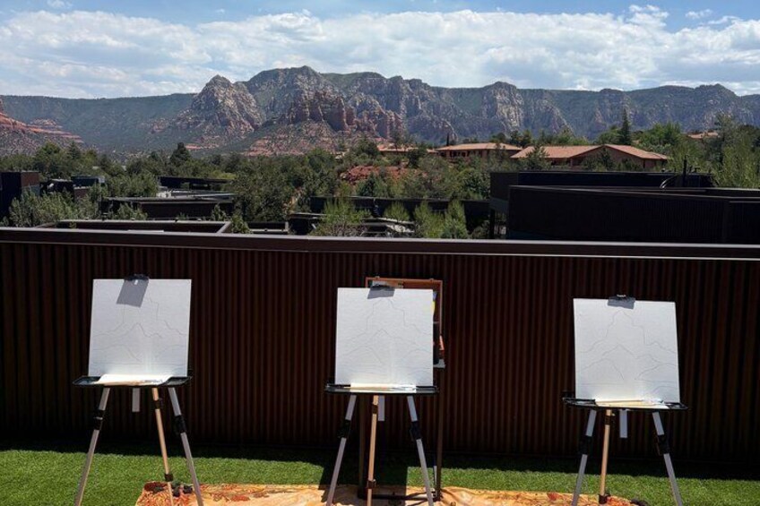Luxury Private Painting Experience in Sedona 5