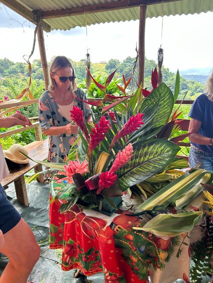 Picture 2 for Activity Visit to a family flower garden in Le Vauclin and floral arrangement 2