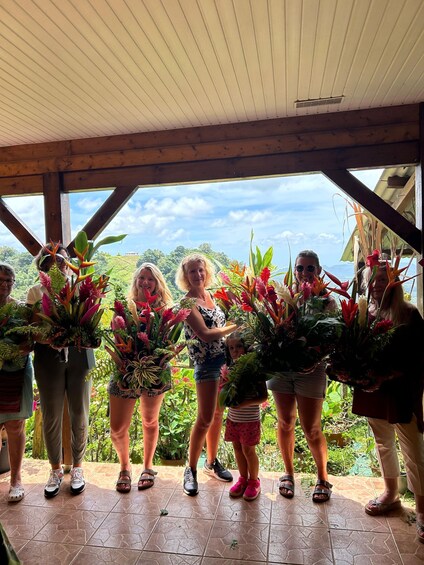 Picture 1 for Activity Visit to a family flower garden in Le Vauclin and floral arrangement 3