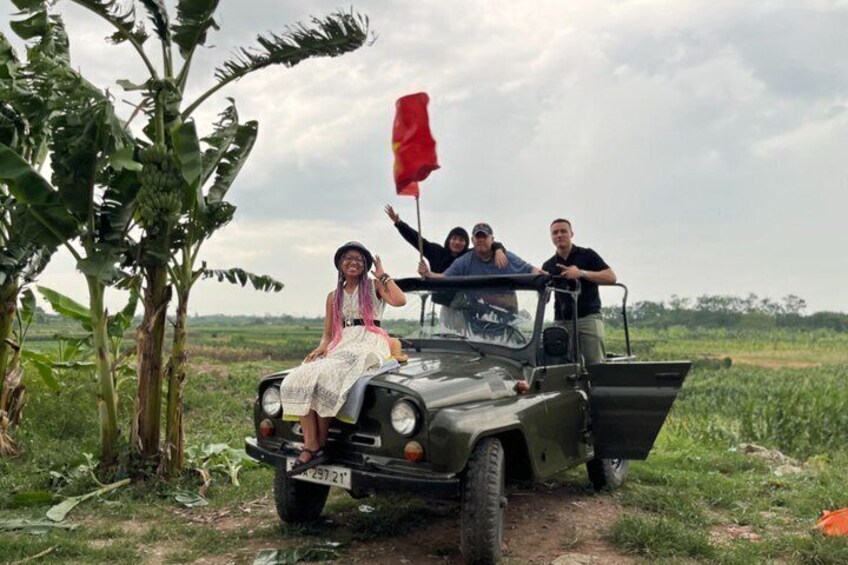 Hanoi City Highlights Sightseeing by Open Air Jeep in 2 Hours 1