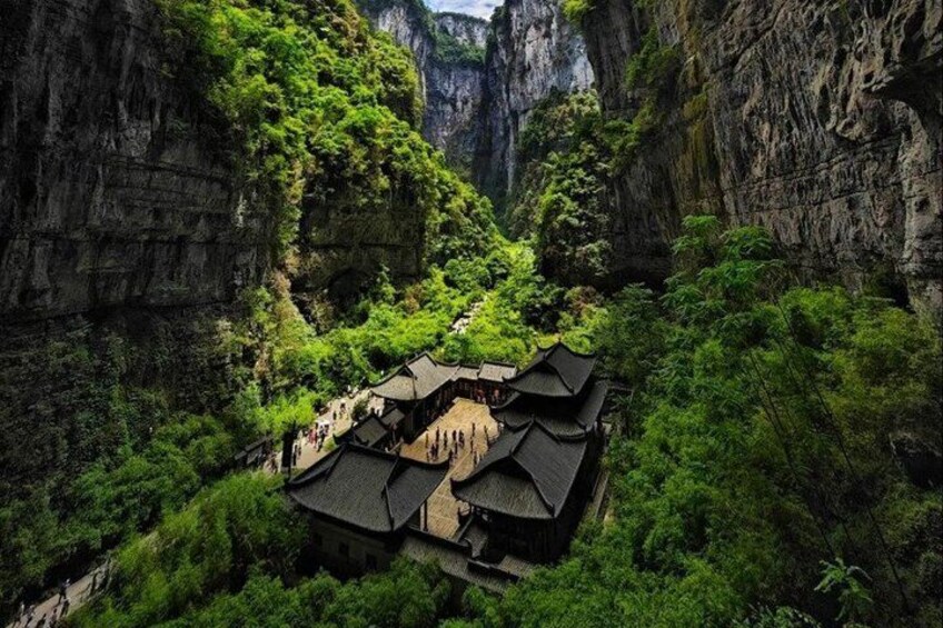 Wulong Three Natural Bridges Fairy Mountain Day Tour Chongqing 3