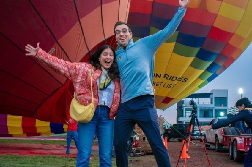 Aerostatic Balloon Flight Teotihuacan, Breakfast Cave and Pickup 2