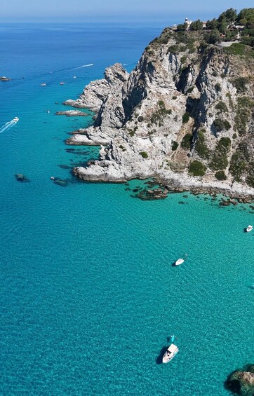 Picture 1 for Activity Tropea: Afternoon Boat Tour with 3 Snorkeling Stops 3