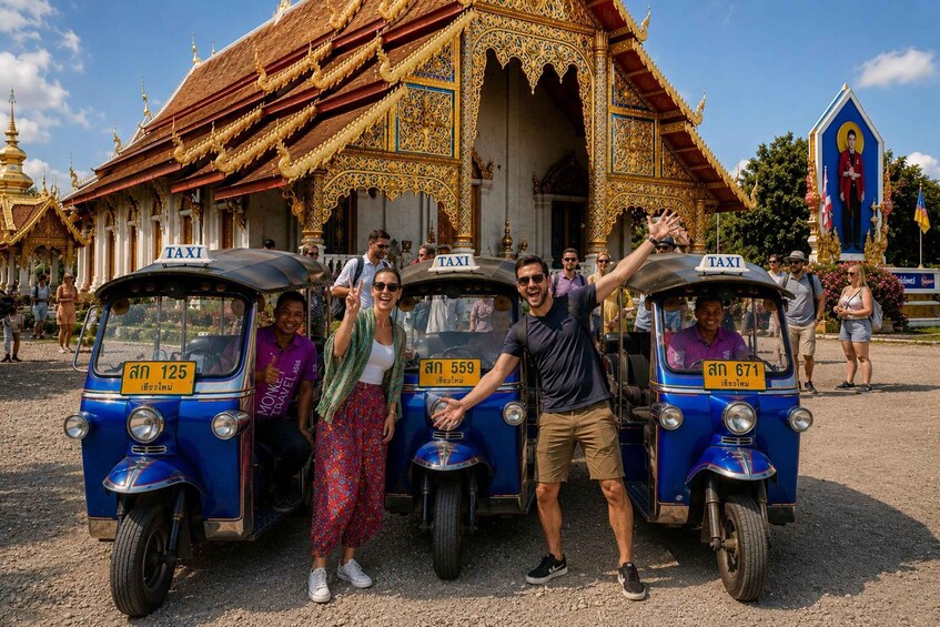 Picture 5 for Activity Chiang Mai: Old City Guided Tuk-Tuk Tour with Market Visit 2
