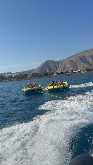 Picture 5 for Activity Santorini: Water Tubing Experience at St. George Beach 5