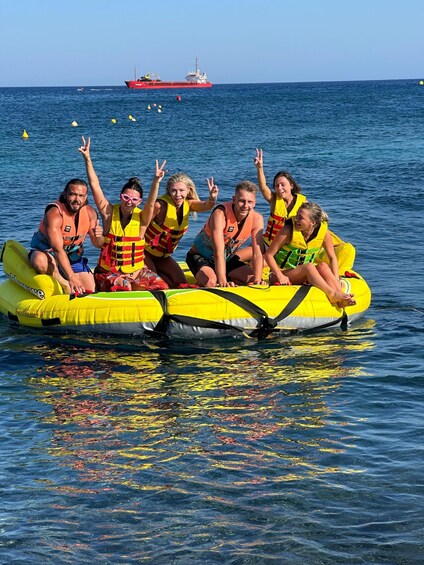 Picture 3 for Activity Santorini: Water Tubing Experience at St. George Beach 2