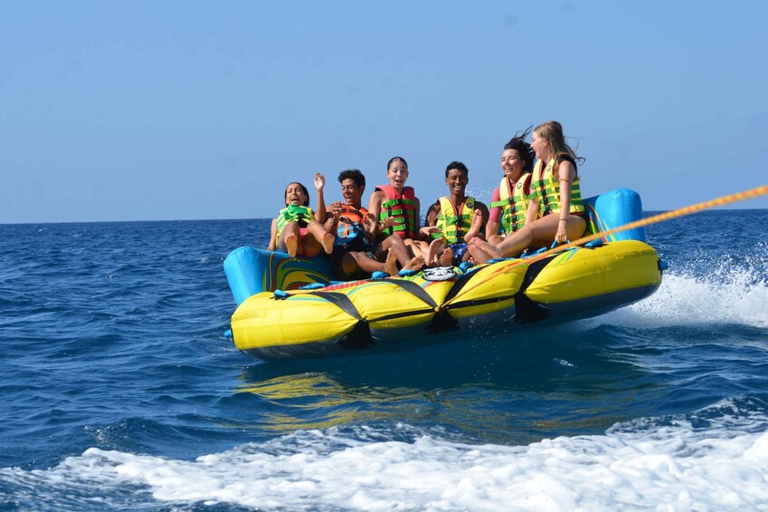 Santorini: Water Tubing Experience at St. George Beach 1