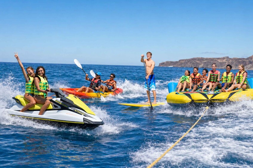 Santorini: Jet Ski, Kayak or SUP & Tubing Combo+FREE FOTOS 1
