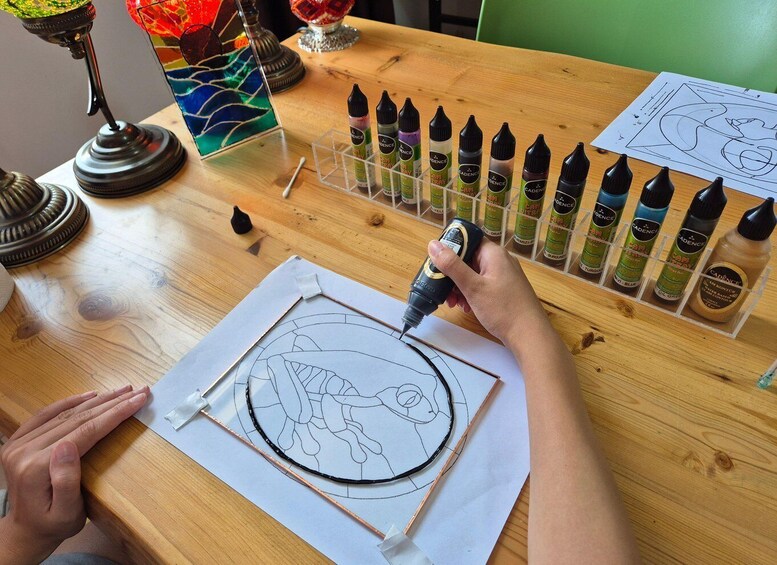 Picture 4 for Activity Marmaris: Stained Glass Painting Workshop Near the Beaches 5