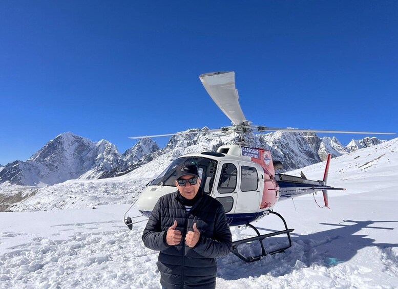 Helicopter Landing at Everest Base Camp, Kalapather 1