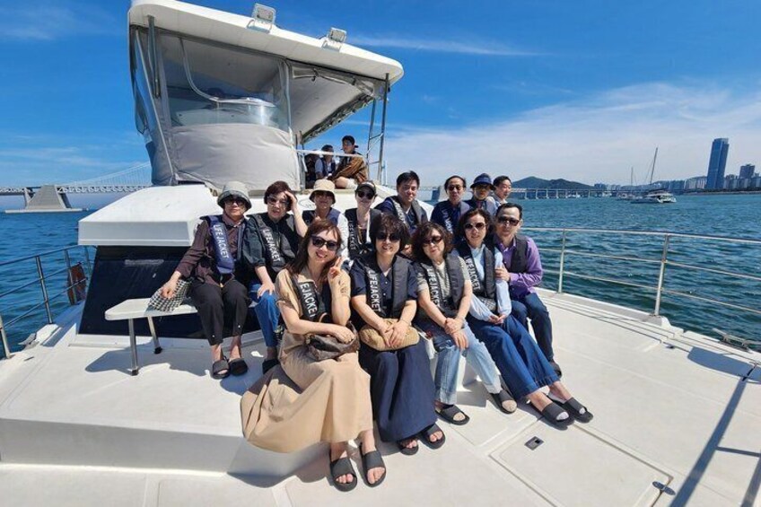 Busan's Gwangalli Beach Yacht Tour Experience 4