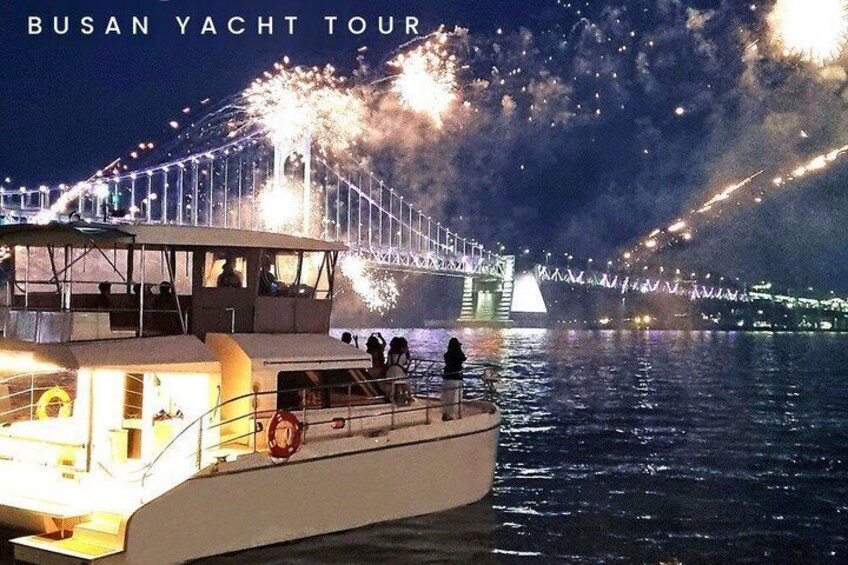 Busan's Gwangalli Beach Yacht Tour Experience 1