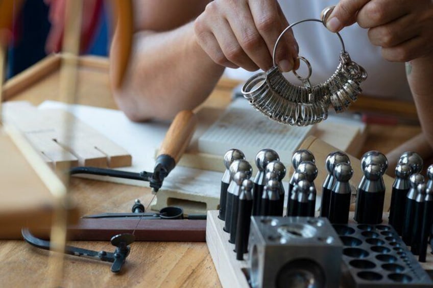 Tokyo Traditional Coin Ring Making in the Heart of Asakusa 3