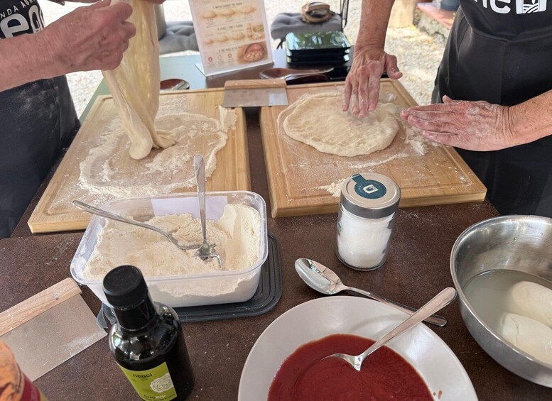 Picture 3 for Activity Chiusi: Pizza Making Class + Wine Tasting at a farm 1