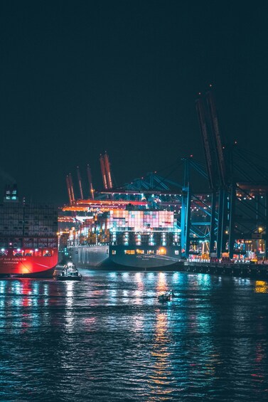 Picture 4 for Activity Hamburg: Private Harbor Cruise with Drinks & Sandwich 2