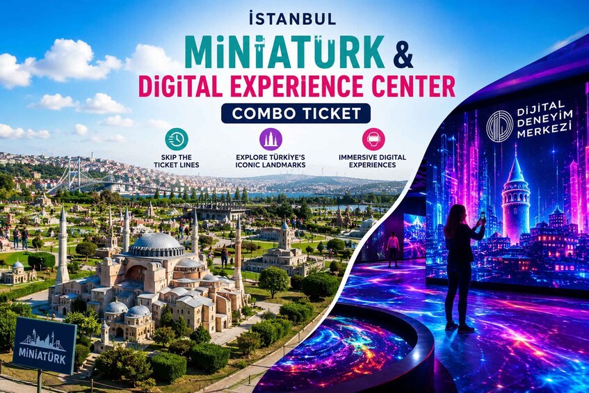 Istanbul: Miniatürk & Opt. Digital Experience Center Ticket 1