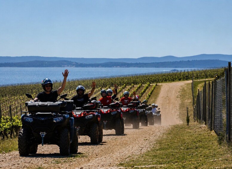 Zadar: Off-Road Quad Adventure to Nin with Swim Stop 1