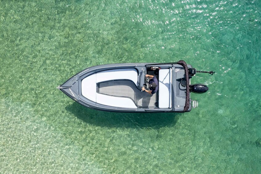 Almyrida: Boat Rental with Snacks, Drinks, and Towels 1