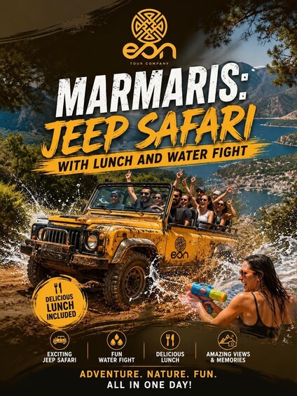Marmaris: Jeep Safari with Lunch and Water Fight 1