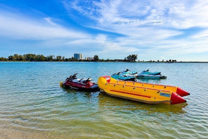 Banana Boat Fun Ride at Shephard's Beach Resort Clearwater Beach 4
