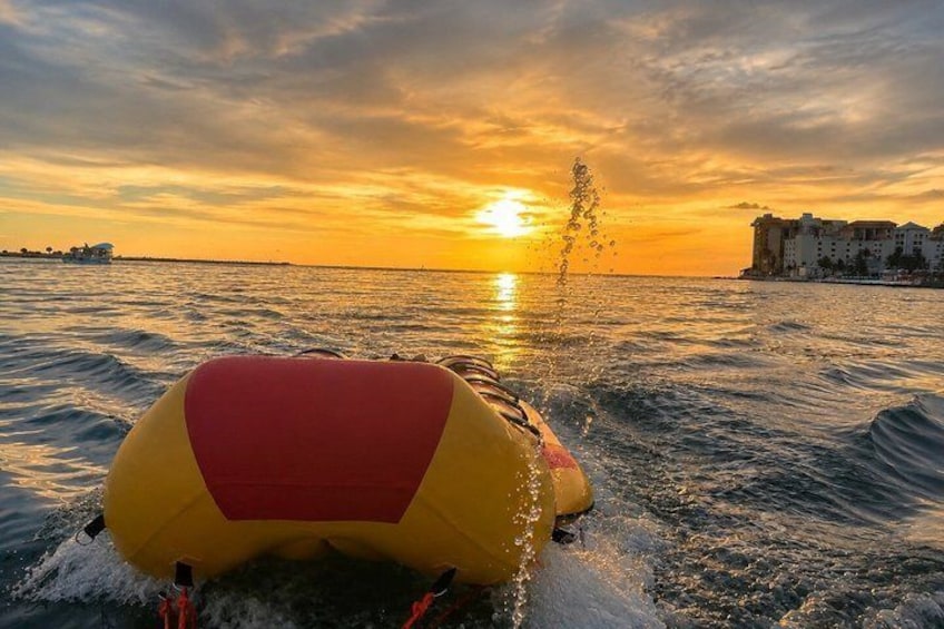 Banana Boat Fun Ride at Shephard's Beach Resort Clearwater Beach 3