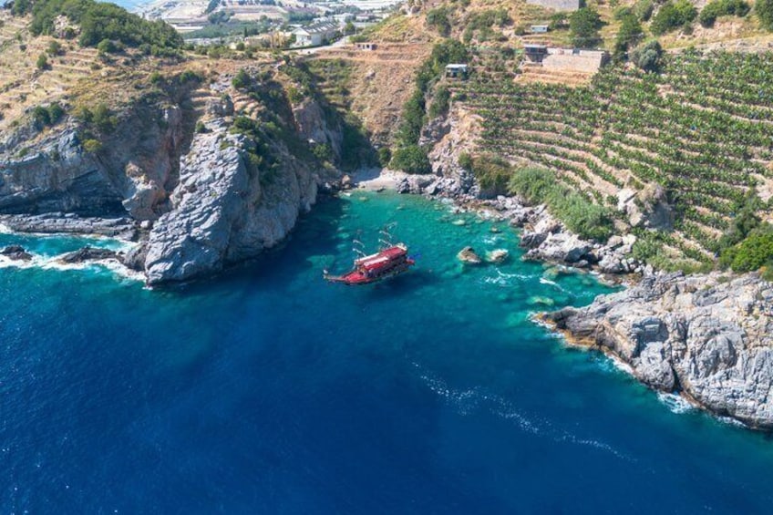 Gazipaşa Yacht Cruise from Delik Deniz to Blue Lagoon 1