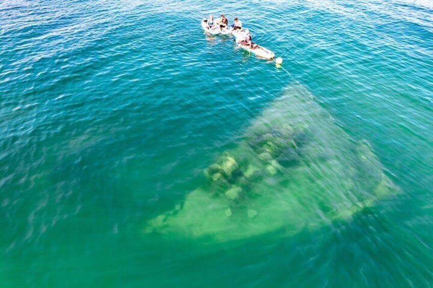 Guided Snorkeling Tour of Novadoc Shipwreck on Lake Michigan 5