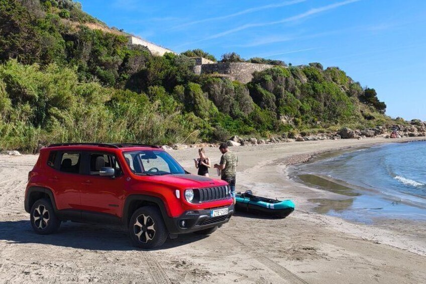 Corfu: Private Jeep & Guided Kayaking Adventure 'The Water Trail' 3