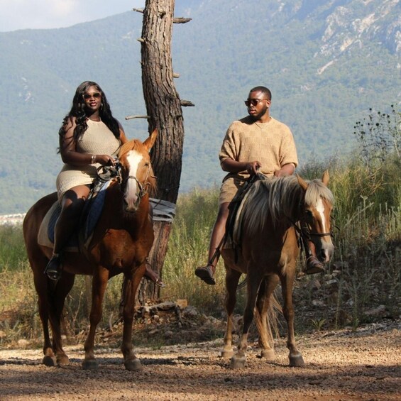 Picture 1 for Activity Fethiye: Horseback Safari Tour with Forest and Hisarönü Views 5