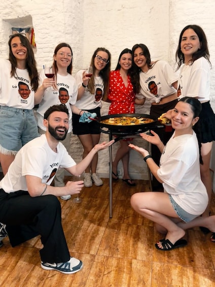Madrid: Cook, toast, and enjoy an unlimited paella and sangria experience 1
