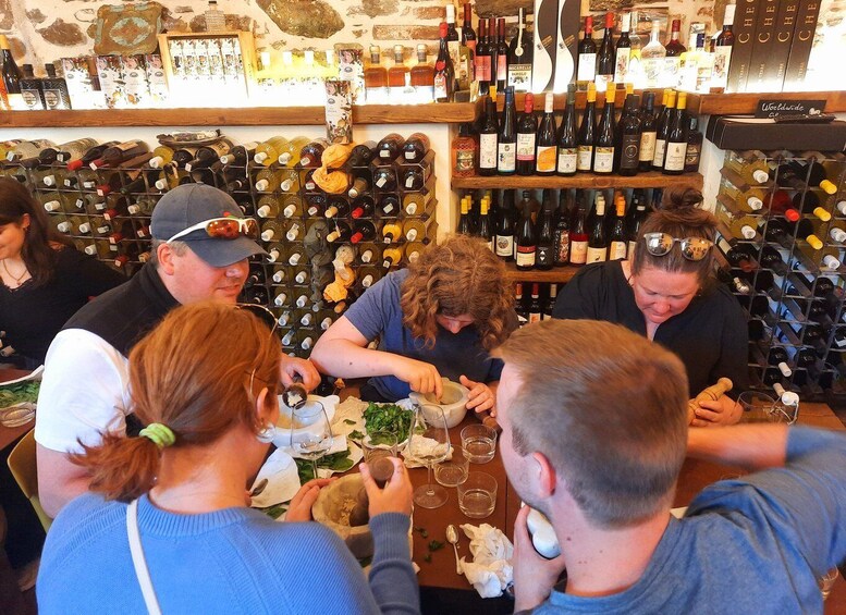 Cinque Terre: Pesto Making Class with Wine and Food Tasting 1