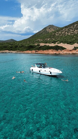 Picture 5 for Activity Speedboat tour between Cala Zafferano and Tuerredda with Aperitif and Snorkeling 2