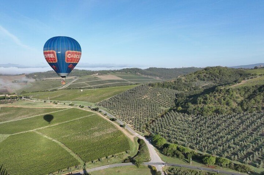 Flight over Chianti 1