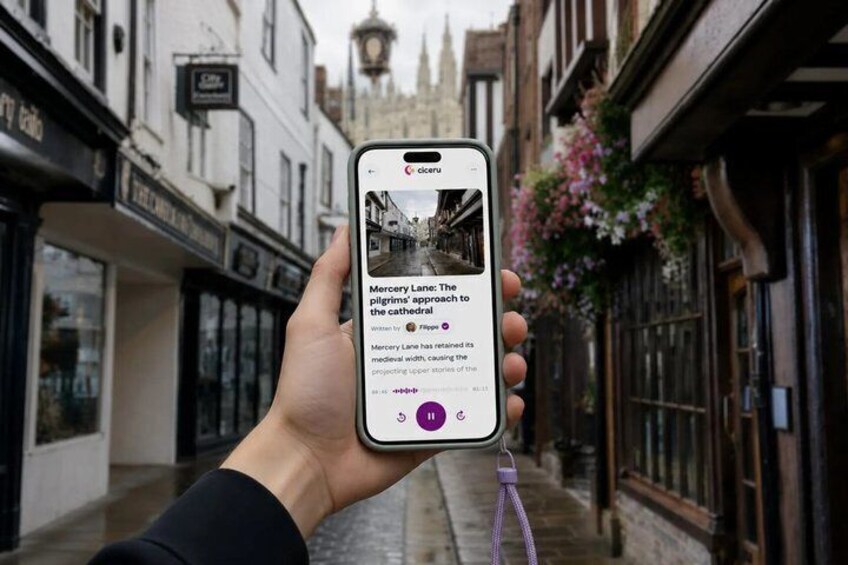 Canterbury Self Guided Walking Tour Landmarks Audio and Quiz 1