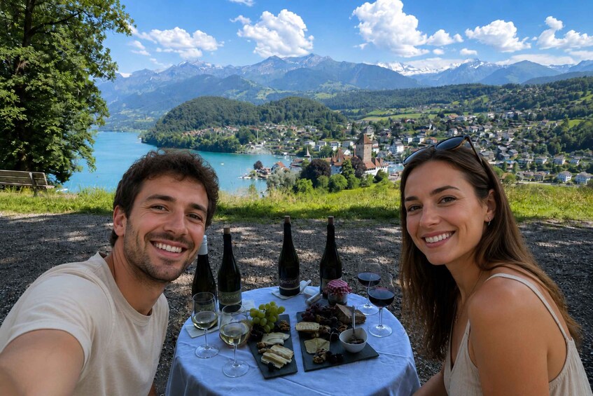 Interlaken: Wine & Cheese Tasting at Spiez Castle Vineyards 1