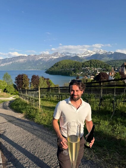 Picture 2 for Activity Interlaken: Wine & Cheese Tasting at Spiez Castle Vineyards 3
